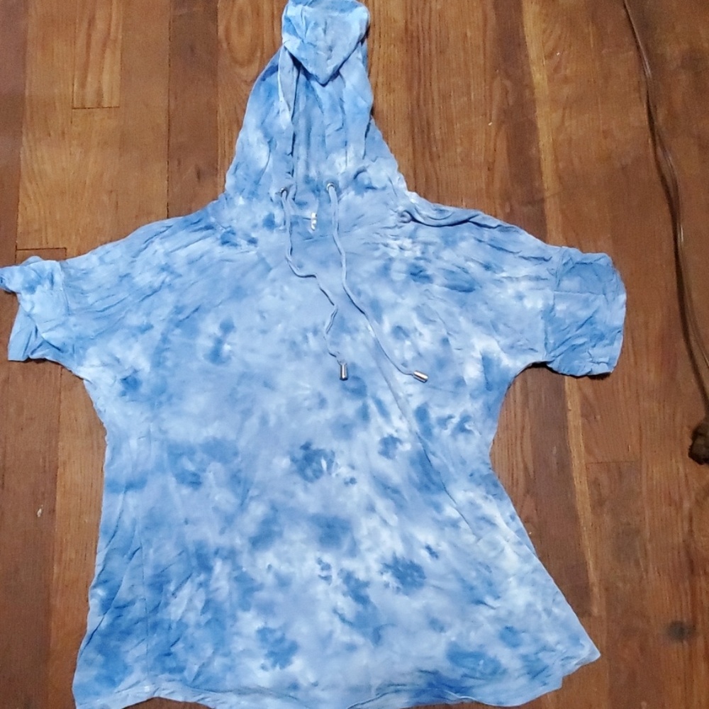 Blue Tye Dye Summer Shirt